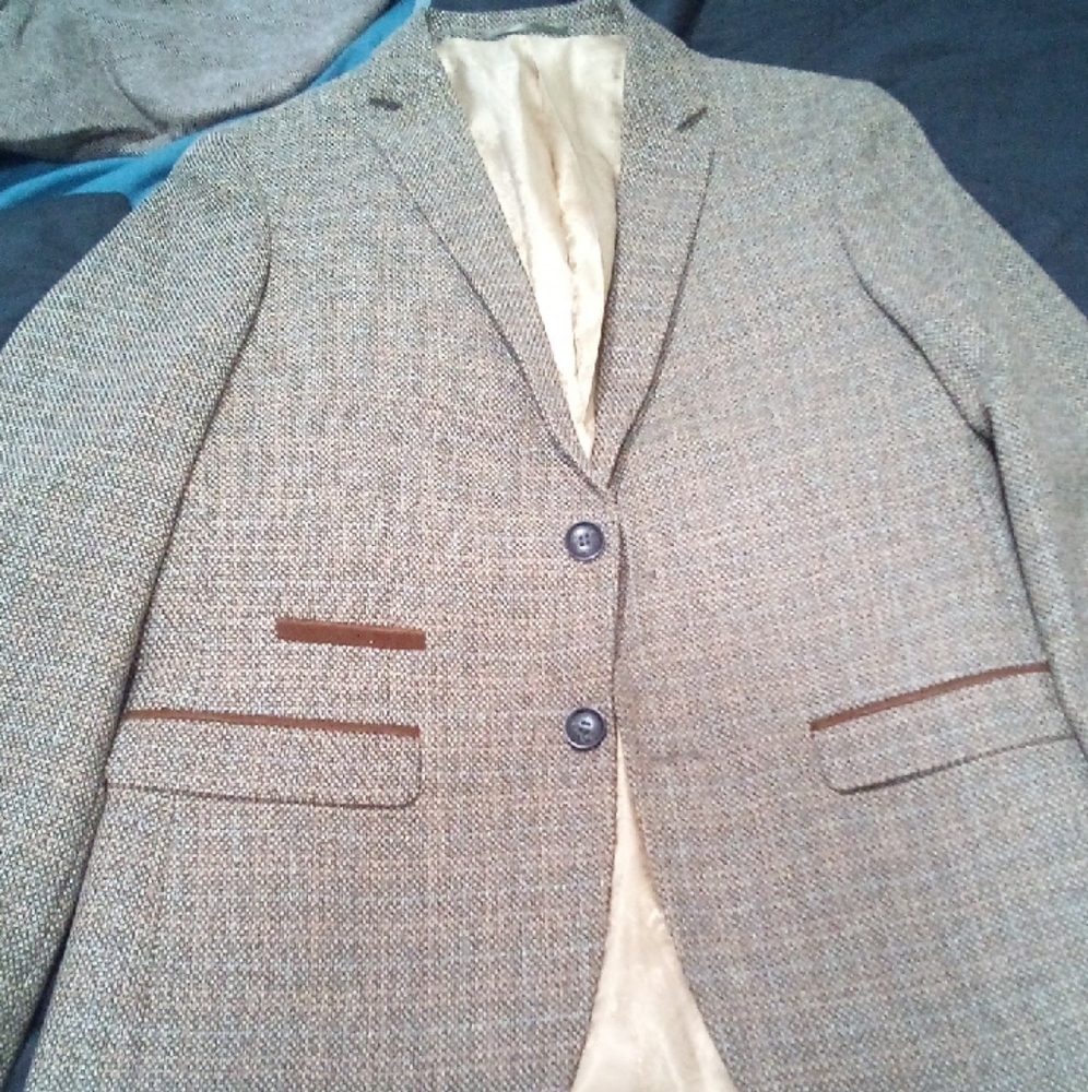 Paul Andrew Tan Tweed Blazer